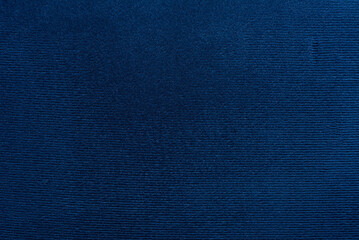 Texture of blue velvet fabric