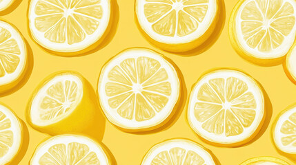 Poster - Lemon Pattern.