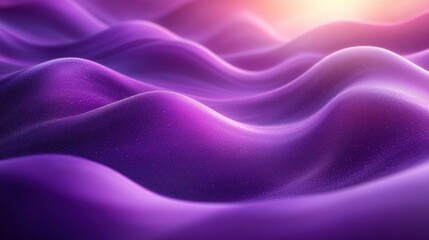 Sticker - Abstract Purple Waves