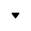 © Simple Glyphs - Caret down icon in solid-filled glyph style. Simple arrow symbol vector illustration — pixel-perfect icon.