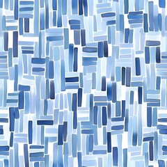 Abstract Blue Watercolor Pattern