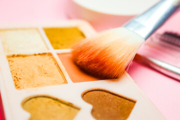 makeup brush as a cosmetic product tool