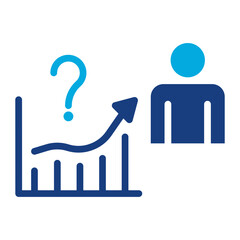 Poster - Demand Forecasting icon vector image. Can be used for Operations Management.