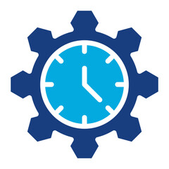 Poster - Time Management icon vector image. Can be used for Freelancer.