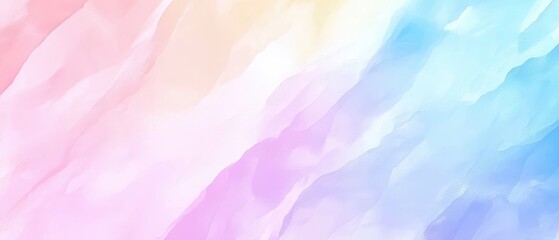 Wall Mural - A soft, dreamy abstract background featuring pastel colors blending harmoniously, perfect for creative projects and designs.