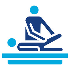 Poster - Physical Therapy icon vector image. Can be used for Physical Wellbeing.