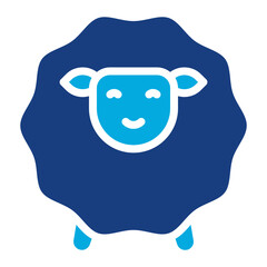 Poster - Sacrificial Lamb icon vector image. Can be used for Eid al Adha.