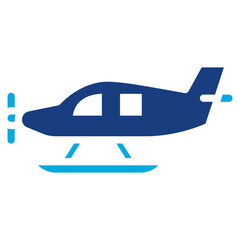 Sticker - Seaplane icon vector image. Can be used for Airplane.