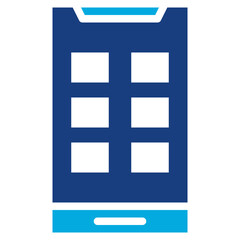 Poster - Mobile App icon vector image. Can be used for Digital Disruption.