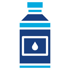 Canvas Print - Water Bottle icon vector image. Can be used for Track and Field.