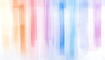 Wall Mural - Soft, colorful abstract background with vertical streaks, perfect for modern designs and artistic projects.