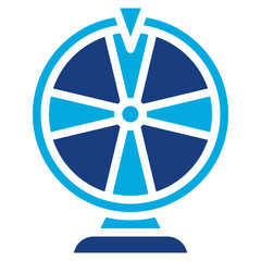 Wall Mural - Spinning Wheel icon vector image. Can be used for Burnout.