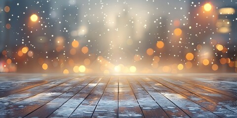 Wall Mural - Defocused city lights for New Year's background.