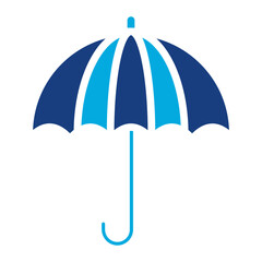 Wall Mural - Beach Umbrella icon vector image. Can be used for Retirement.