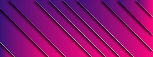 Poster - Abstract Diagonal Lines with Gradient - Vibrant Red and Purple Color Blend in a Geometric Vector Pattern, Ideal for Modern Backgrounds, Web Design, and Digital Art Projects