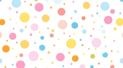 Sticker - Colorful Polka Dot Pattern