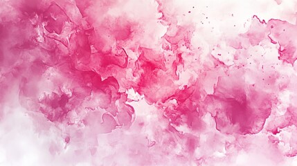 Wall Mural - Soft pink watercolor background with fluid patterns and gentle hues