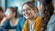 © Christopher - Female Student Learning in University Classroom, Group , Student, Learning