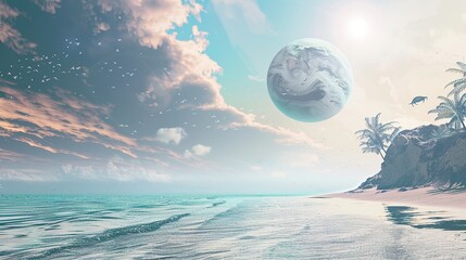 Planet_landscape_view_from_a_beach_