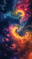 Wall Mural - abstract fractal background