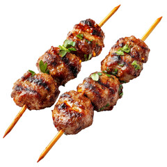 Grilled Meatballs Skewers