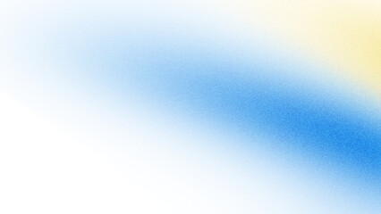 Fototapete - Blue yellow grainy gradient background transparent