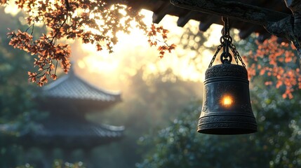 Temple Bell at Dawn.