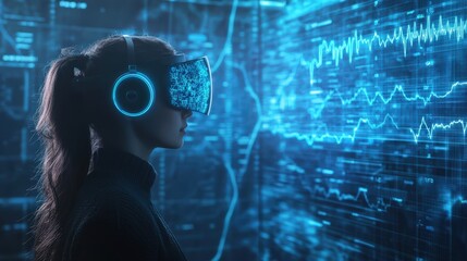 Poster - interactive display of brain waves in a virtual reality environment