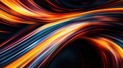 Poster - craft an abstract background featuring energetic streaks of color, with bold lines and dynamic angle
