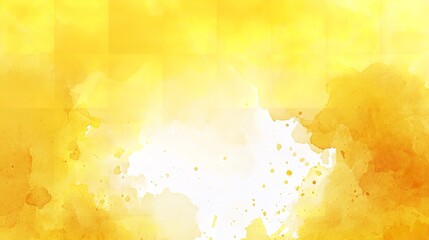 Wall Mural - Yellow Watercolor Background and Wallpaper