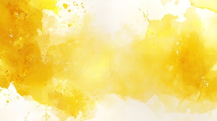 Wall Mural - Yellow Watercolor Background and Wallpaper