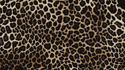 Wall Mural - hairy leopard background, leopard skin texture, wild cat spot design