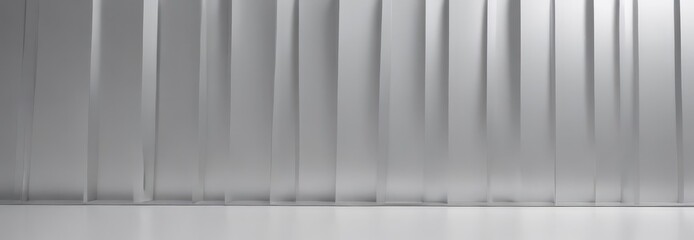 Poster - A minimalist design with vertical lines, creating a sense of depth and dimension.