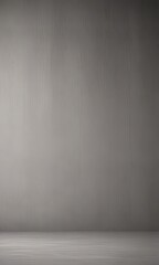 Poster - A gray wall with a horizontal line running across it, creating a sense of depth and perspective.