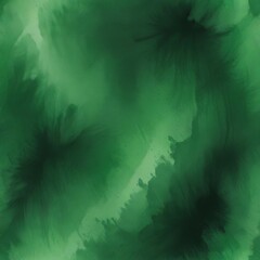 Poster - a vibrant abstract pattern with a mix of green and black colors, resembling a watercolor painting. The pattern is composed of various shapes and splashes of color, creating