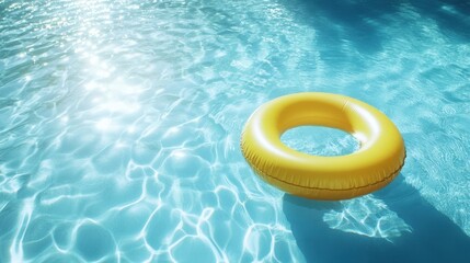 The Yellow Float in Water