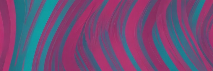 Aufkleber - a vibrant abstract pattern composed of curved lines in shades of pink, blue, and teal, creating a dynamic and visually striking composition.