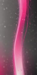 Leinwandbilder - a vertical pink line with a white center, surrounded by a dark background with scattered white dots.
