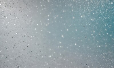 Poster - A close-up view of a textured surface, possibly a glass or a mirror, with a gradient of blue and white colors.