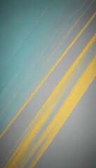 Poster - a diagonal line pattern in shades of blue and yellow, creating a dynamic and abstract visual effect.