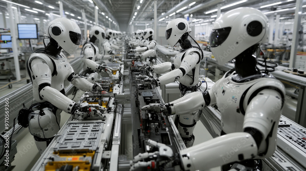 Robot Control By Human Using Mind Robots with artificial intelligence are working in factories.These ...