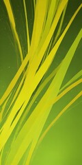 Poster - a vibrant abstract composition of intersecting yellow and green lines, creating a dynamic and energetic visual effect.