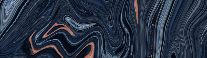 Wall Mural - black marble pattern texture abstract background.