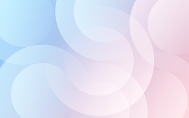 Wall Mural - blue and pink gradation.abstract frame background.colorful.minimalist.circle effect style.eps 10