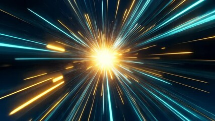 Wall Mural - Exploring the dynamics of light and speed in a colorful burst of energy captured in a vibrant cosmic display