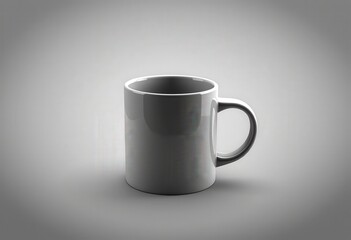 Canvas Print - white cup on black background