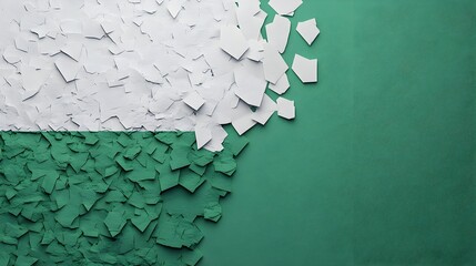 Poster - Captivating Geometric Interpretation of the Nigerian Flag
