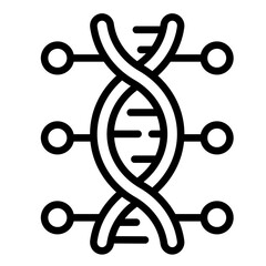 Canvas Print - Genome Icon