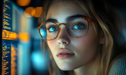  AI cyber security concept. Diverse IT specialist team analyzing artificial intelligence online risk threats to consumer data & privacy. Software developers coding & ethical hacking in dark office 