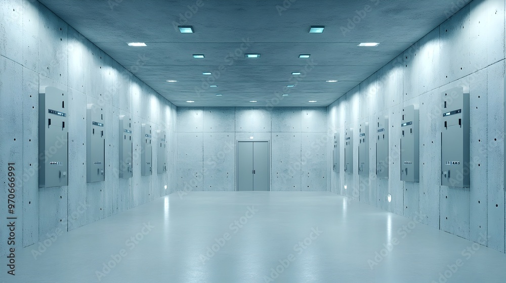 Secured Military Vault Safeguarding High Risk Explosives with Biometric ...